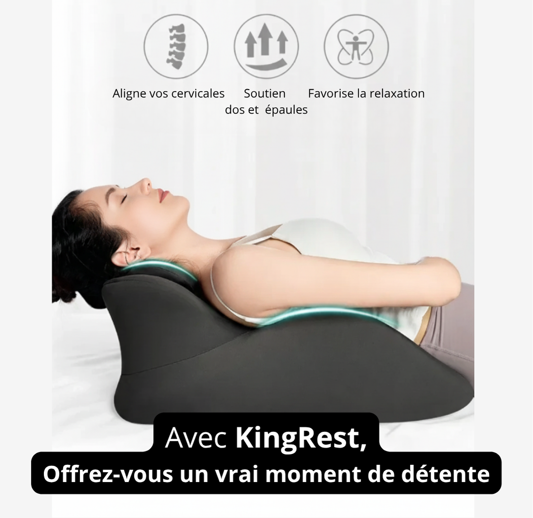 KingRest - Coussin ergonomique de relaxation