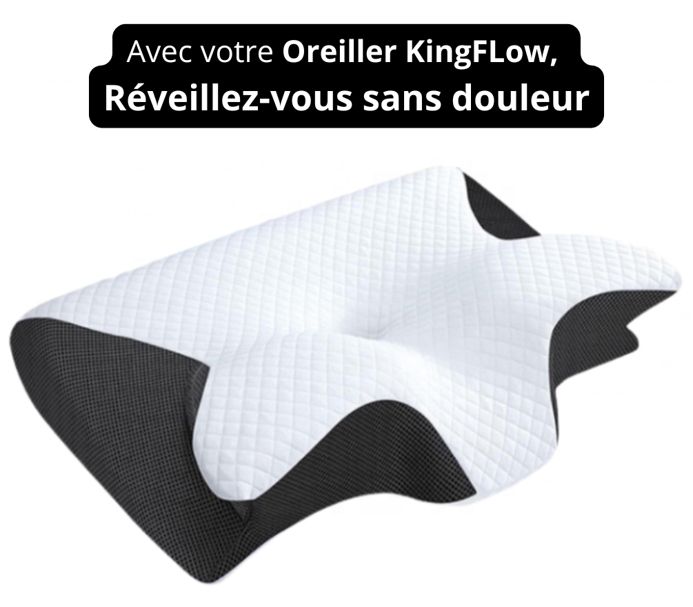 KingFlow - Oreiller Ergonomique Cervical