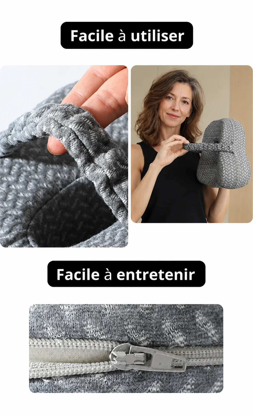 KingLeg – Coussin ergonomique de genoux