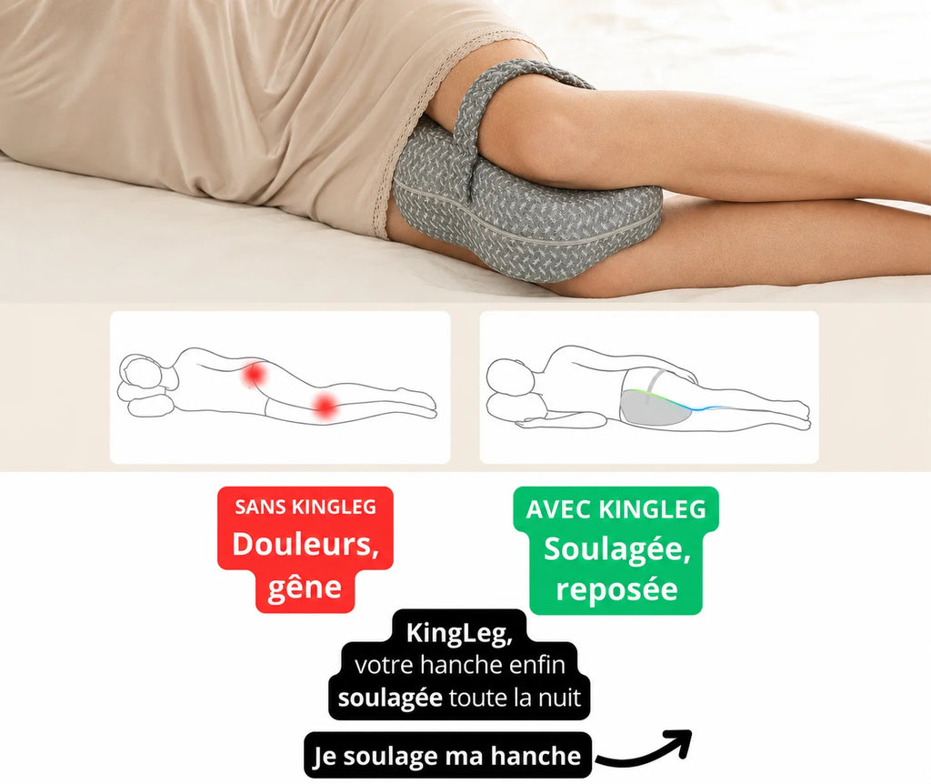 KingLeg – Coussin ergonomique de genoux