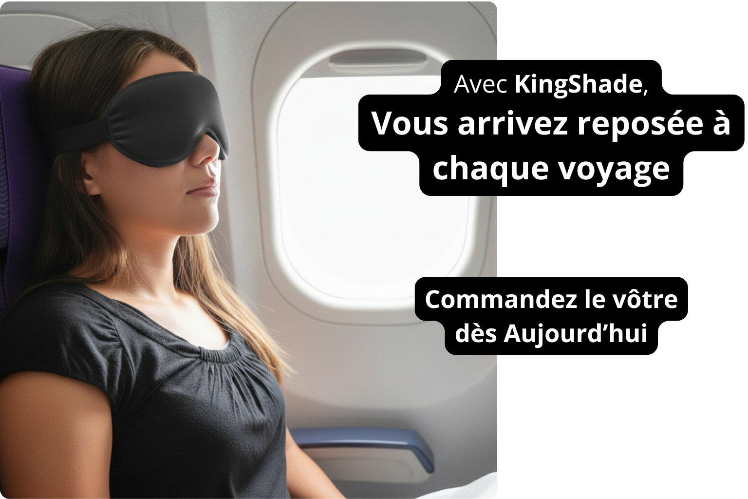 KingShade - Masque de Sommeil 3D